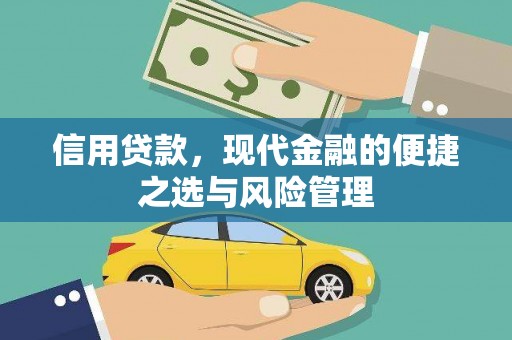鲅鱼圈信用贷款，现代金融的便捷之选与风险管理