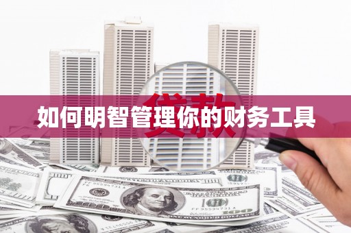 鲅鱼圈如何明智管理你的财务工具