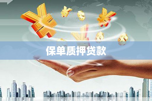 鲅鱼圈保单质押贷款