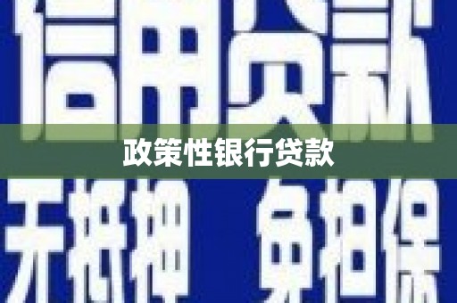 鲅鱼圈政策性银行贷款