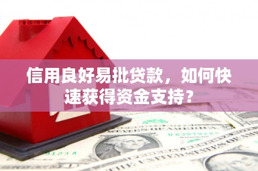 鲅鱼圈信用良好易批贷款，如何快速获得资金支持？
