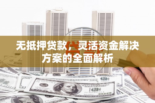 鲅鱼圈无抵押贷款，灵活资金解决方案的全面解析