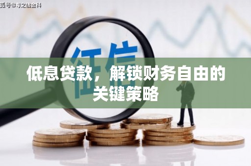 鲅鱼圈低息贷款，解锁财务自由的关键策略