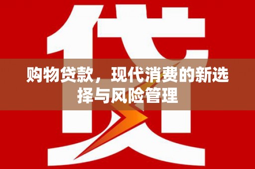 鲅鱼圈购物贷款，现代消费的新选择与风险管理