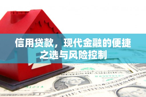 鲅鱼圈信用贷款，现代金融的便捷之选与风险控制