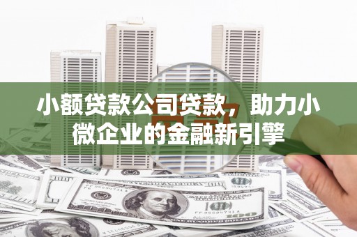 鲅鱼圈小额贷款公司贷款，助力小微企业的金融新引擎