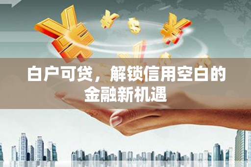 鲅鱼圈白户可贷，解锁信用空白的金融新机遇