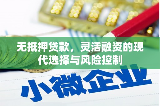 鲅鱼圈无抵押贷款，灵活融资的现代选择与风险控制