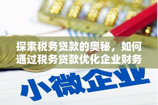 鲅鱼圈探索税务贷款的奥秘，如何通过税务贷款优化企业财务
