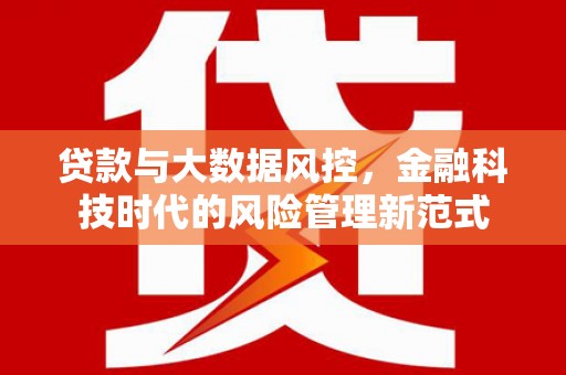 鲅鱼圈贷款与大数据风控，金融科技时代的风险管理新范式