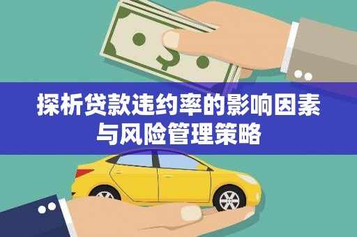 鲅鱼圈探析贷款违约率的影响因素与风险管理策略