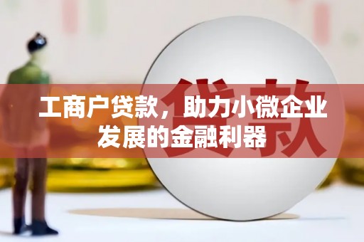 鲅鱼圈工商户贷款，助力小微企业发展的金融利器