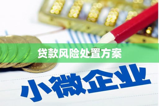 鲅鱼圈贷款风险处置方案