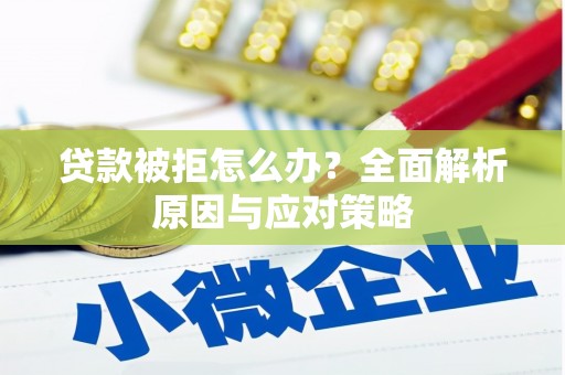 鲅鱼圈贷款被拒怎么办？全面解析原因与应对策略