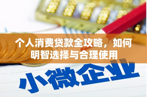 鲅鱼圈个人消费贷款全攻略，如何明智选择与合理使用